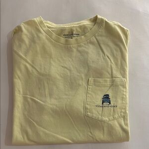 Vineyard Vines Adventure Yellow Short Sleeve Tee